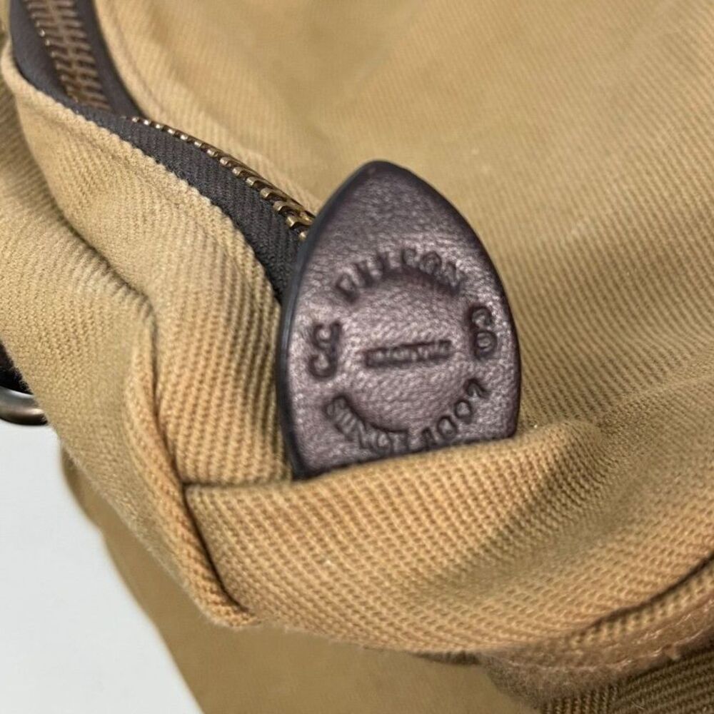 Vintage Filson Compartment Bag Rugged Tan Twill & Saddle Style 264 Old Stock Bag - Picture 3 of 16